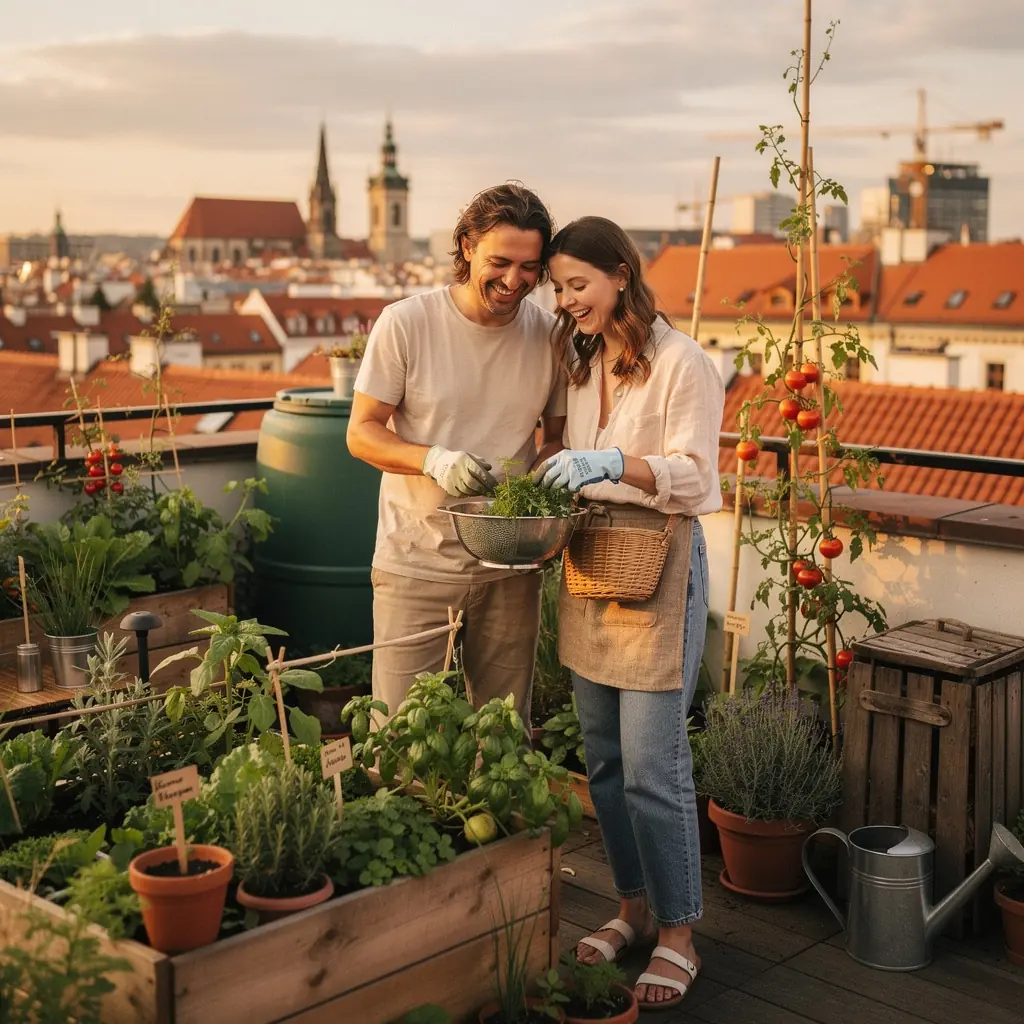 VДЌely opylujГ­cГ­ kvД›tiny v rozkvetlГ© zahradД›