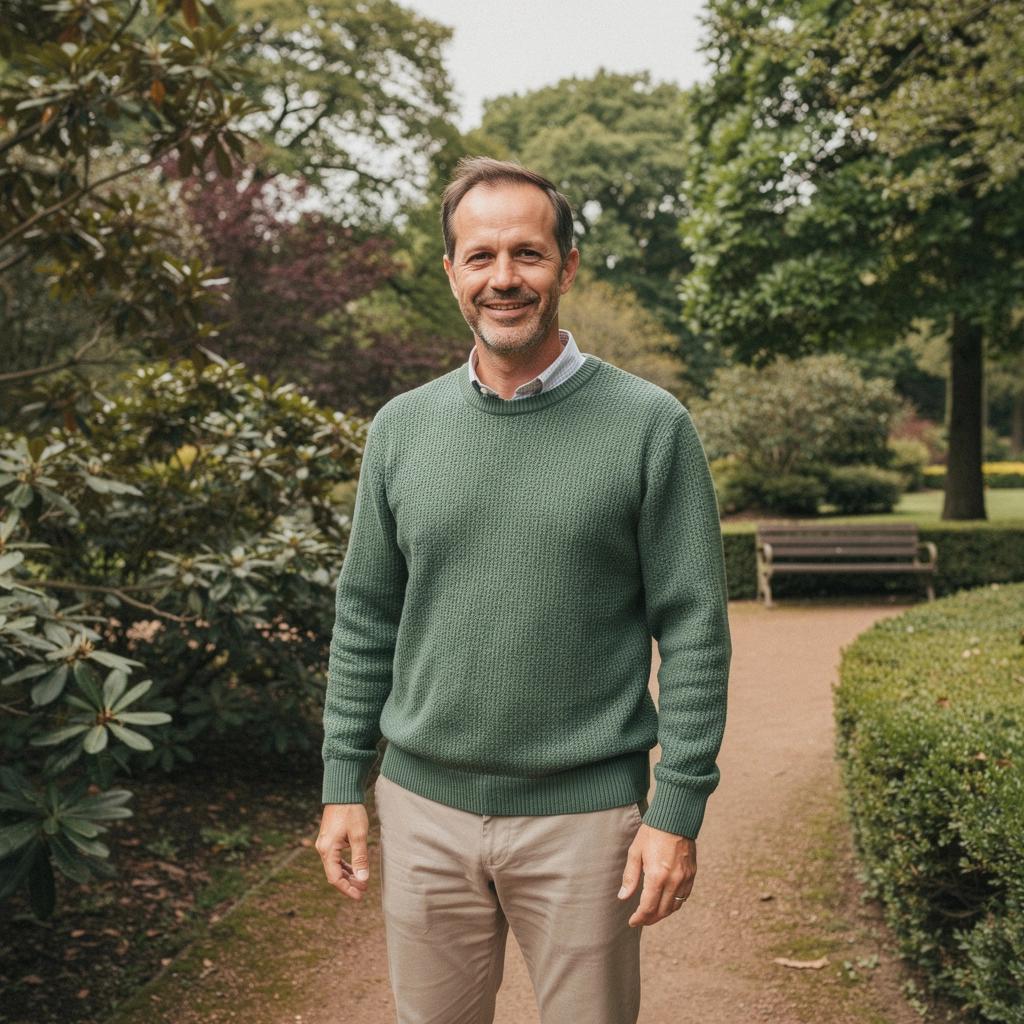 Zelené stromy s modrou oblohou v pozadí, symbolizující udržitelnost.